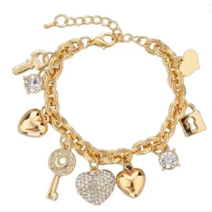 Gold Charm Bracelet