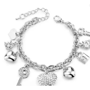 Silver Charm Bracelet