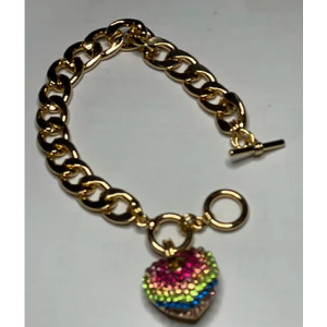 HEART CHARM BRACELET