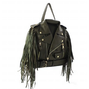 Olive Green Fashion Backpack Handbag
