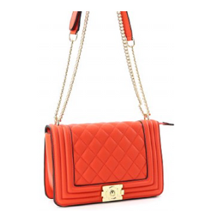 Orange Fashion Handbag