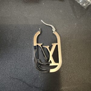 Silver L Earrings